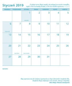 Kalendarzyk 2019-2020