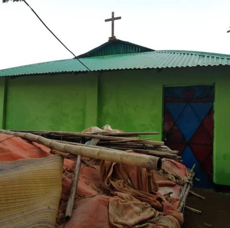 Kościół w obozie Rohindża