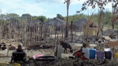 Wioska w Mozambiku spalona